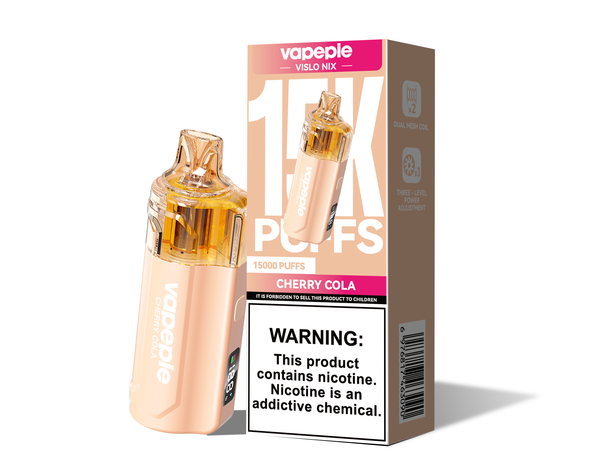 VAPEPIE Crystal Pop 15000 PUFFS – kde sa inteligentné ovládanie spája s maximálnou chuťou