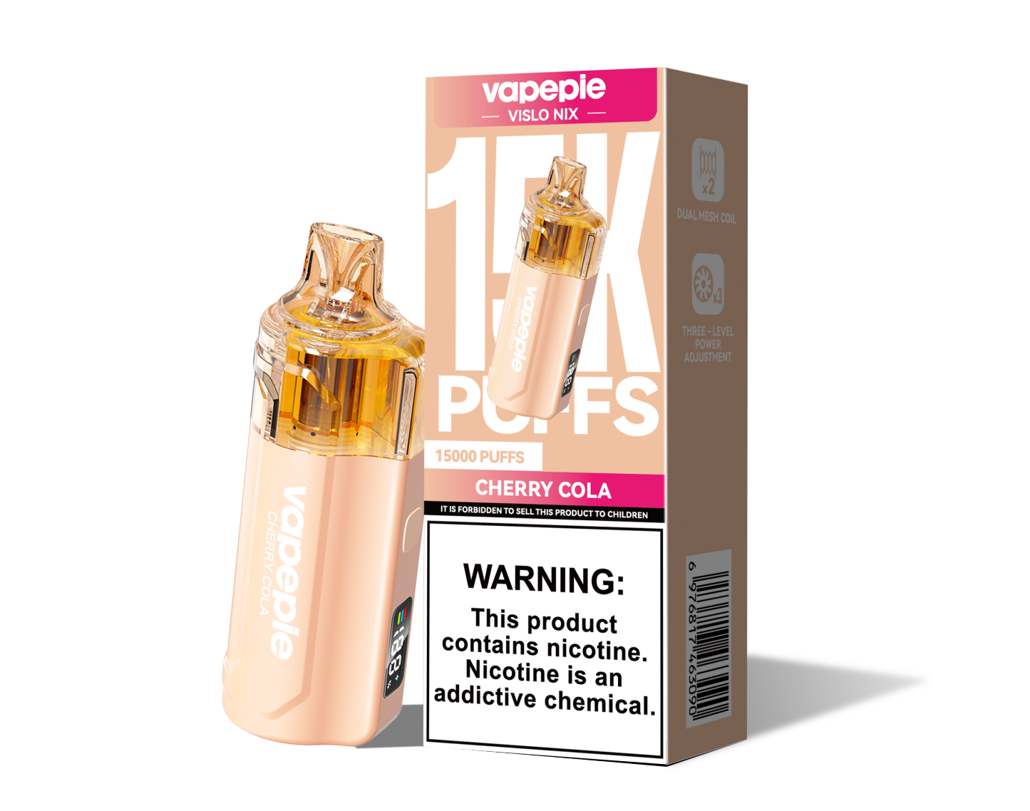 VAPEPIE Crystal Pop 15000 PUFFS – kde sa inteligentné ovládanie spája s maximálnou chuťou