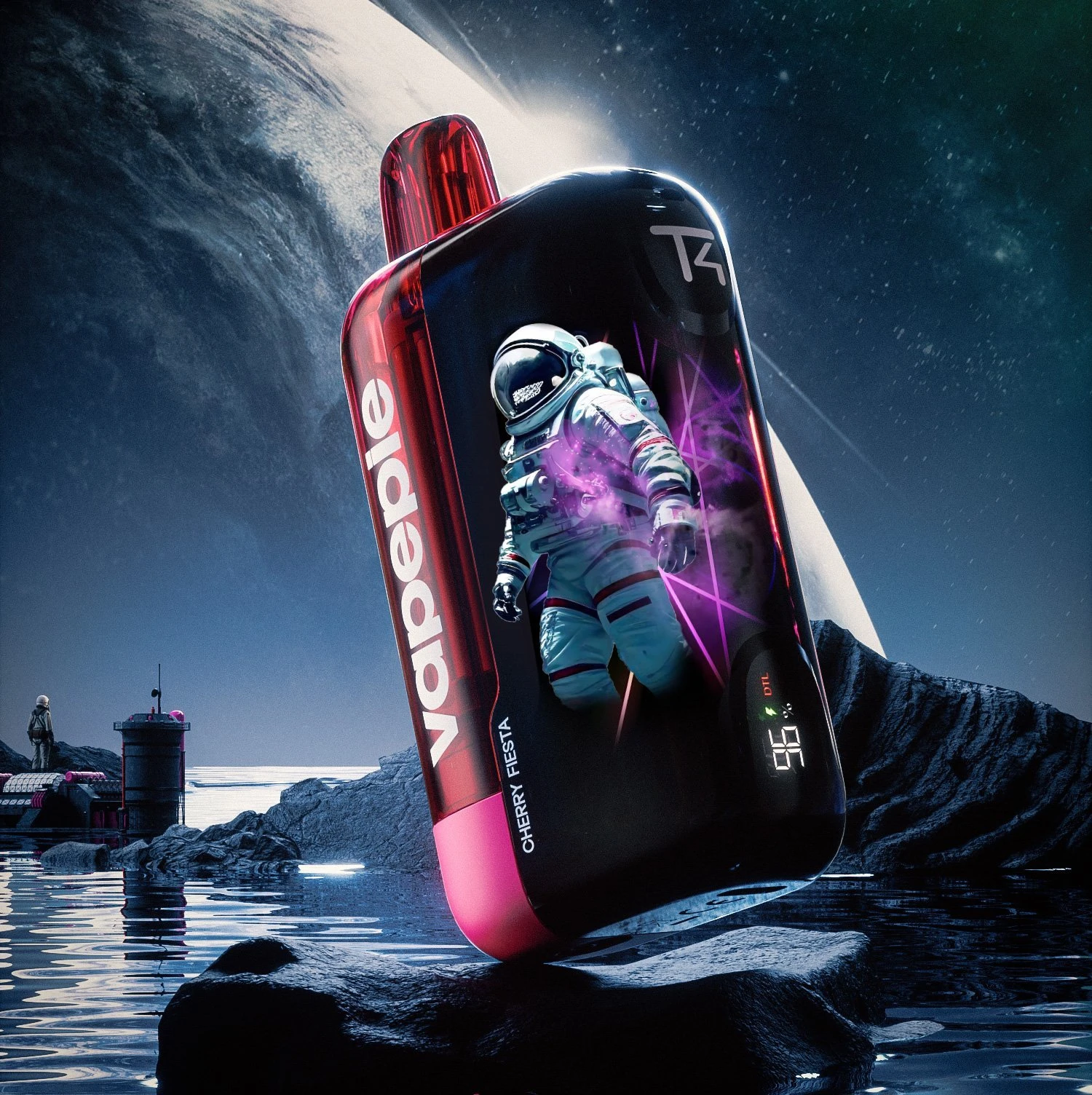 Jahodový punč🧑‍🚀✨Vapepie Ultra Phantom 30000 Puffs – 🎉Akcia 1+1 ZADARMO!