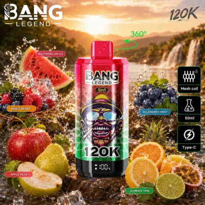 Ľadový melón + Lesná zmes + Jablko a hruška + Čučoriedka a mäta + Letný čas