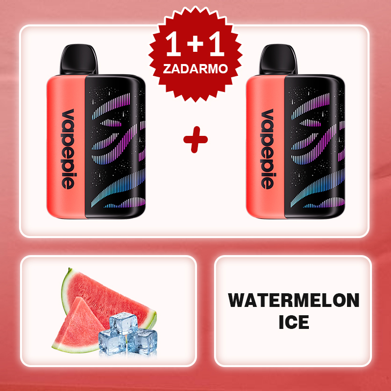 Melounová Ledová💥Akcia 1+1 ZADARMO!⭐⭐⭐Vapepie Galactic Gleam 45000 PUFFS 