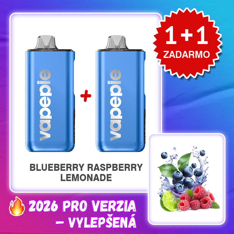 💥Akcia 1+1 ZADARMO!🔥ČUČORIEDKOVÁ MALINOVÁ LIMONÁDA & VAPEPIE MAX 40000 PUFFS PRO+