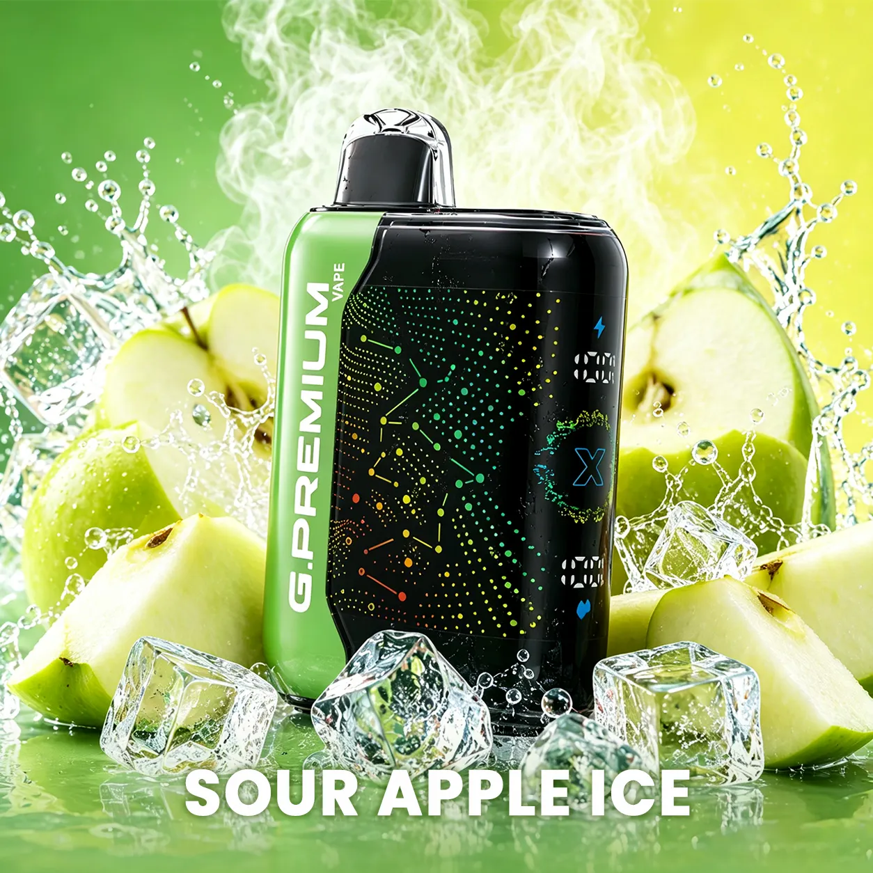 ⭐⭐⭐⭐⭐Najsilnejší upgrade! G.PREMIUM Jednorazové Vape 60 000 Potiahnutí – Ľadová mäta a Tradičný tabak