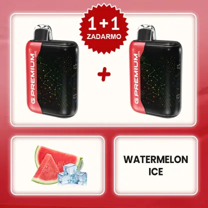 Ľadový Šťavnatý Melón 💥Akcia 1+1 ZADARMO! GPREMIUM Vape 60 000 Potiahnutí