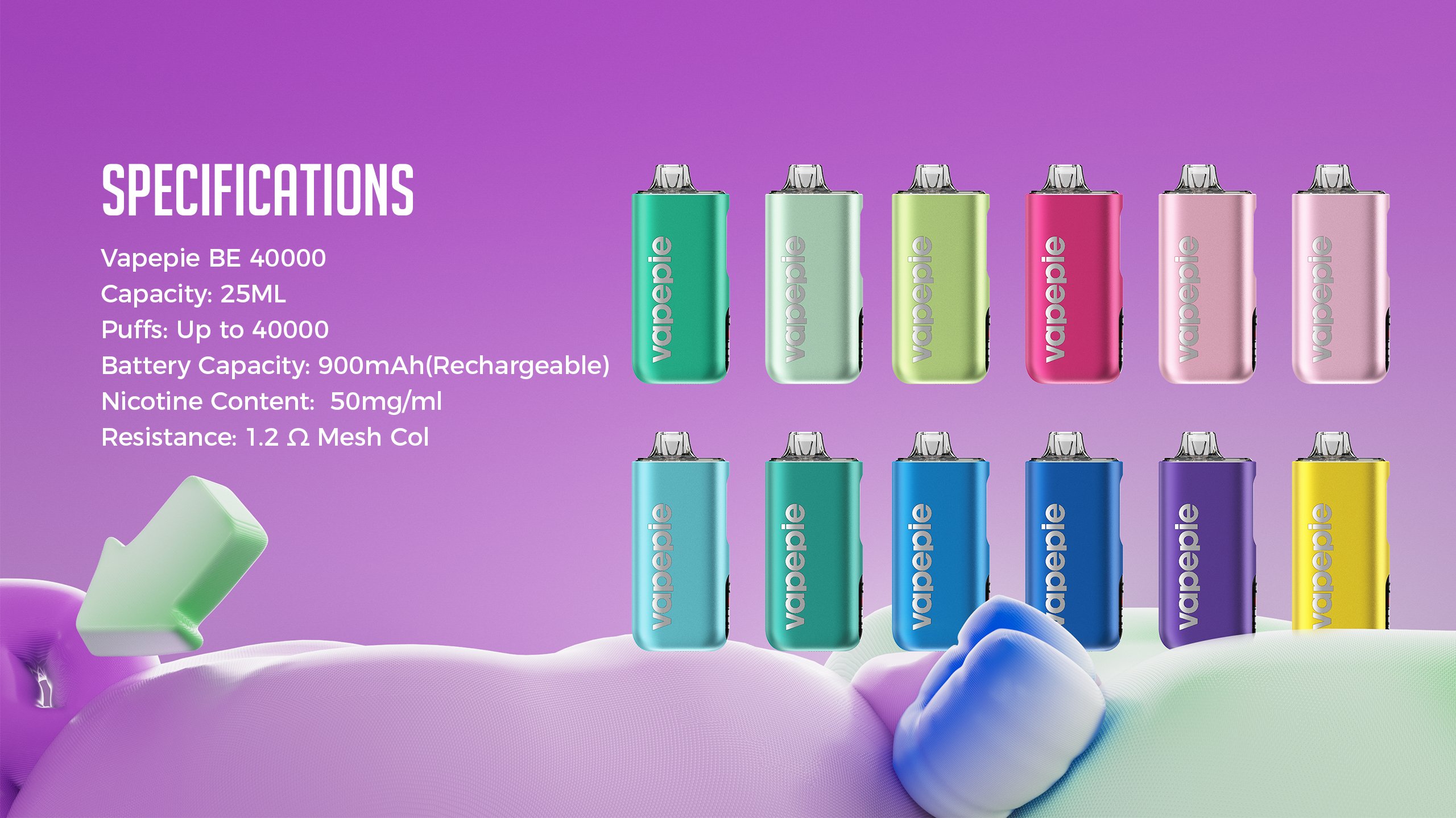 VAPEPIE Max 40000 puff grande nuvola di vapore – esperienza DTL