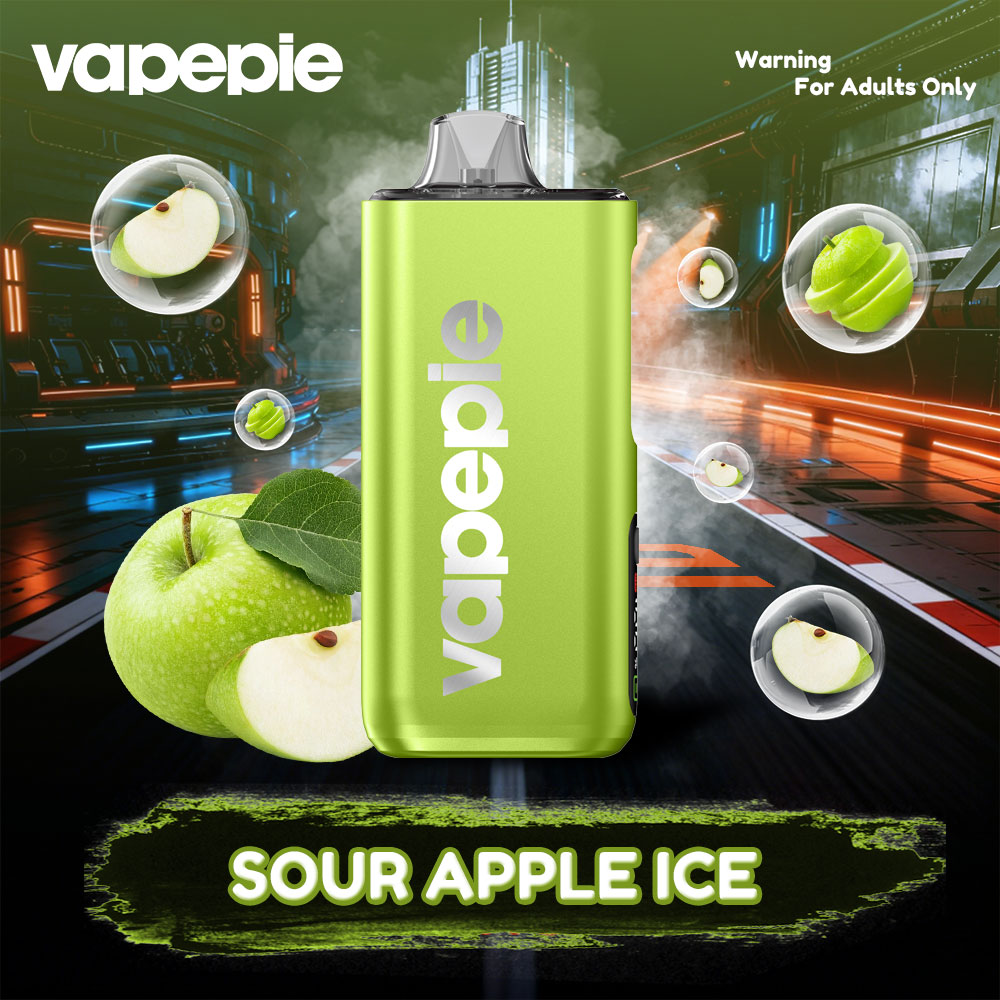 💥Akcia 1+1 ZADARMO!🔥KYSELÝ JABLKOVÝ ĽAD & VAPEPIE MAX 40000 PUFFS PRO+