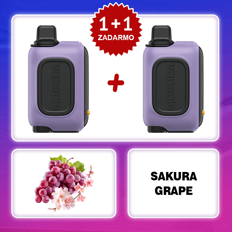 💥Akcia 1+1 ZADARMO!🔥Sakura Hrozen & Vapepie RO 15000 PUFFS