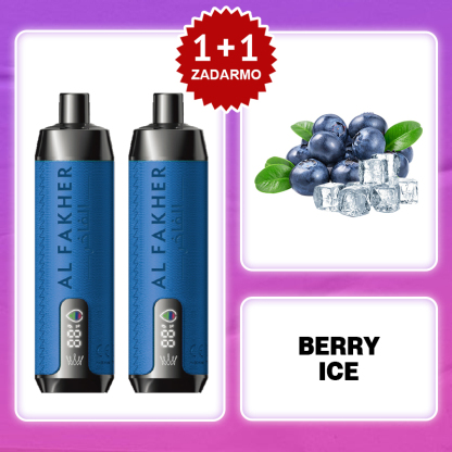 Čučoriedkový ľad🔥AL FAKHER 15000 PUFFS Crown Bar