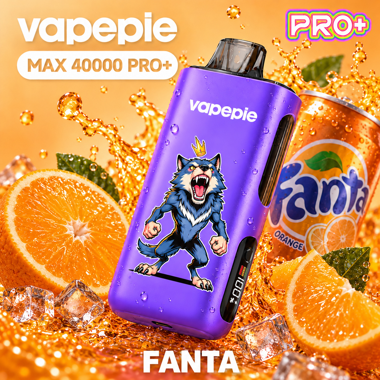 💥Akcia 1+1 ZADARMO!🔥Fanta & VAPEPIE MAX 40 000 PUFFS PRO+