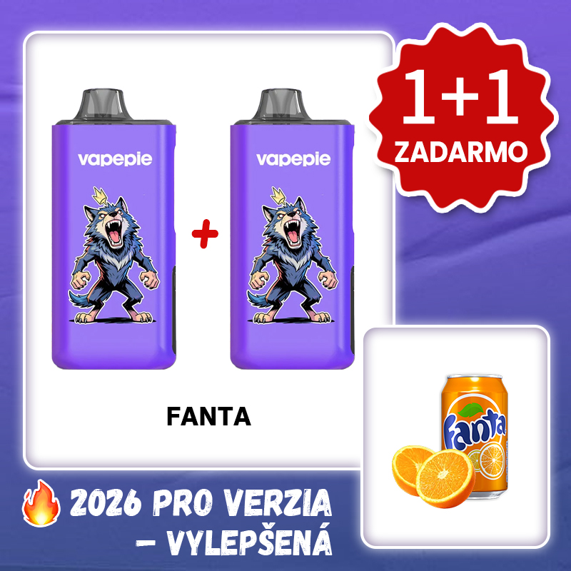 💥Akcia 1+1 ZADARMO!🔥Fanta & VAPEPIE MAX 40 000 PUFFS PRO+