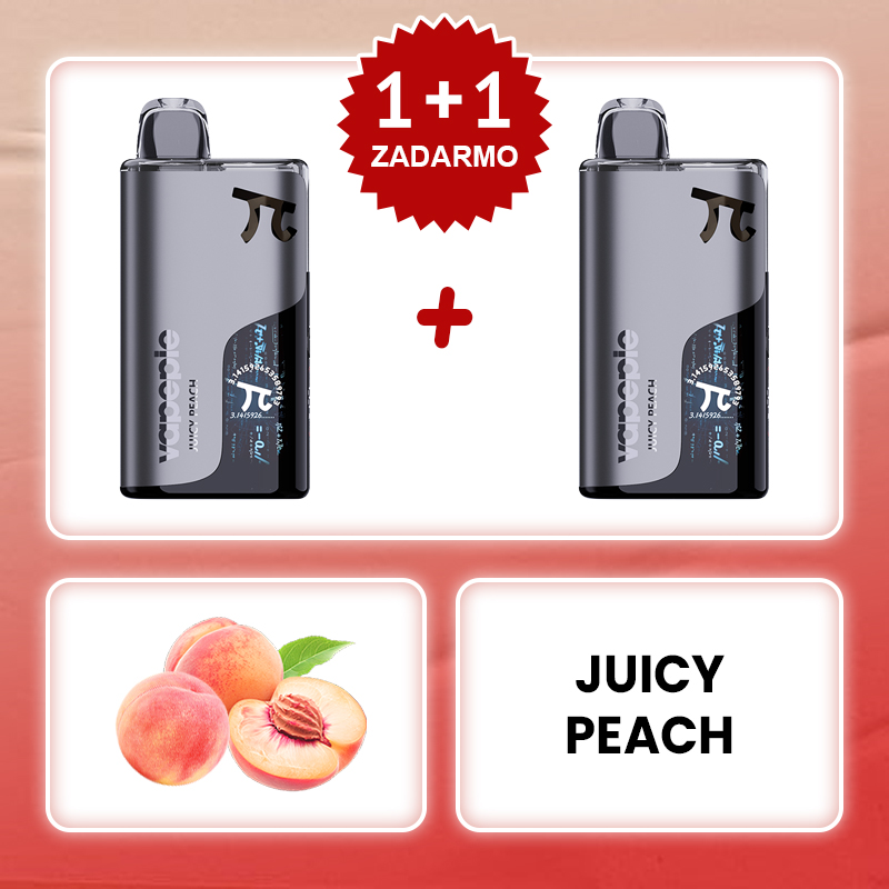 Ultra Šťavnatá Broskyňa💥Akcia 1+1 ZADARMO!⭐⭐⭐⭐⭐VAPEPIE MATRIX 50000 Potiahnutí