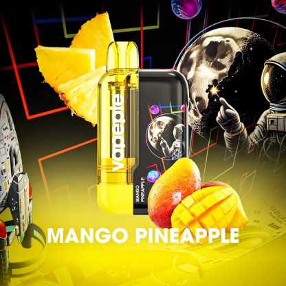 Mango Ananásová Zmes🧑‍🚀✨Vapepie Ultra Phantom 30000 Puffs – 🎉Akcia 1+1 ZADARMO!