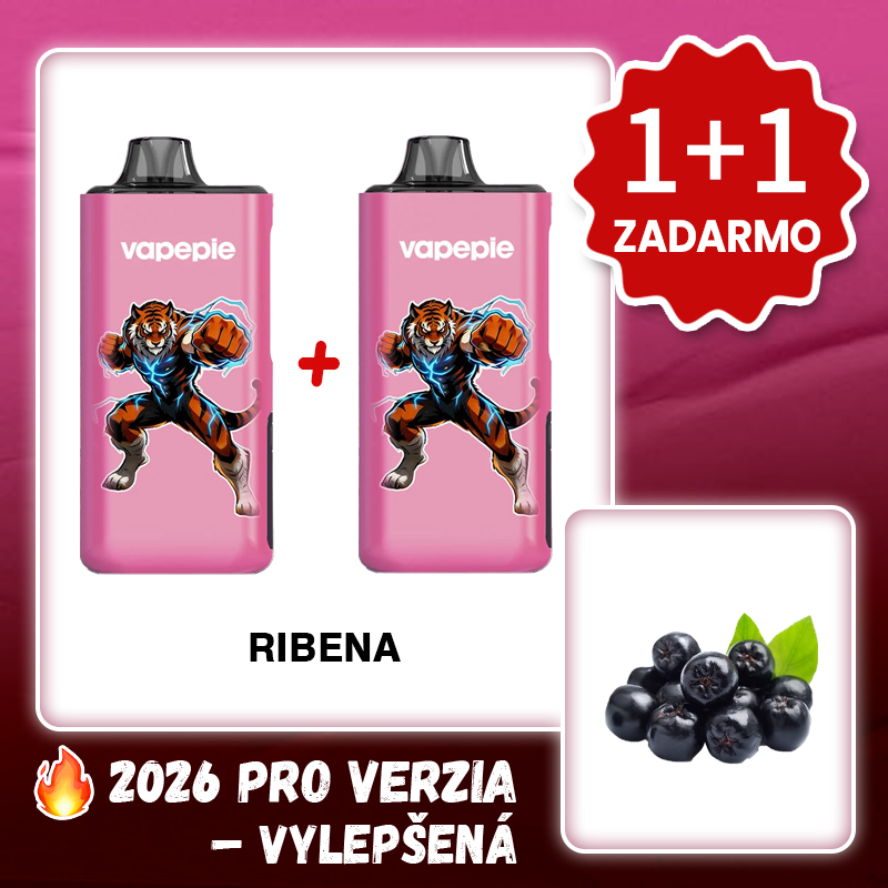 💥Akcia 1+1 ZADARMO!🔥Ribena & VAPEPIE MAX 40 000 PUFFS PRO+