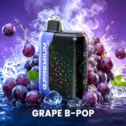 ⭐⭐⭐⭐⭐Najsilnejší upgrade! G.PREMIUM Jednorazové Vape 60 000 Potiahnutí – Ľadová mäta a Tradičný tabak