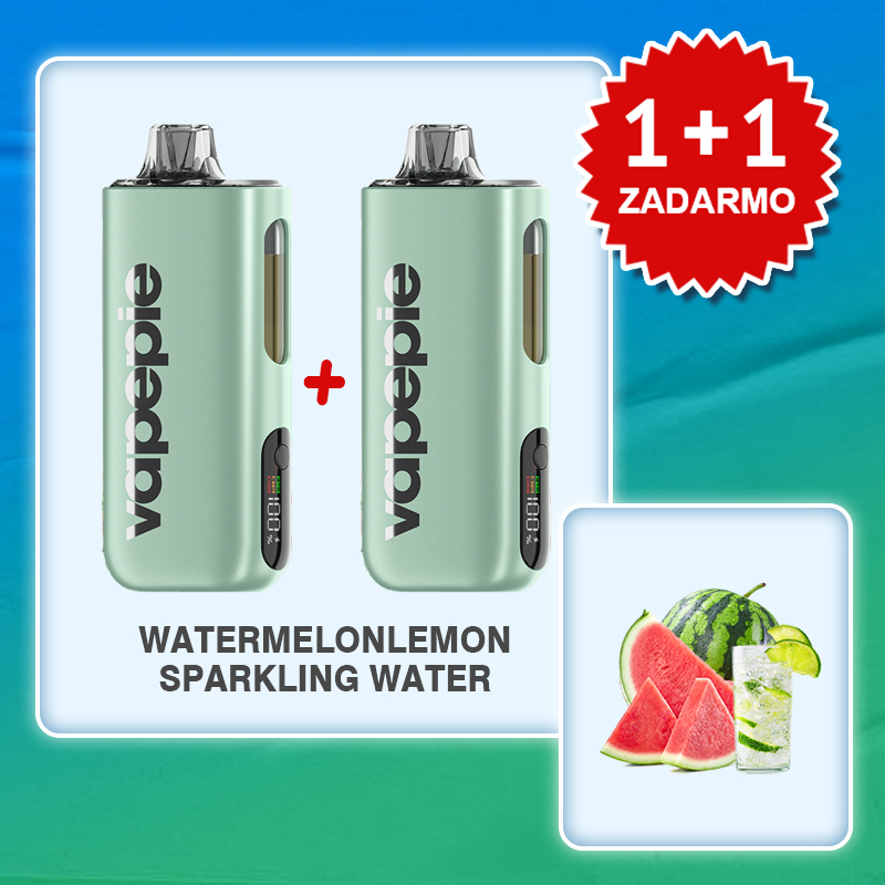 WATERMELONLEMON SPARKLING WATER & VAPEPIE Max 40000 PUFFS