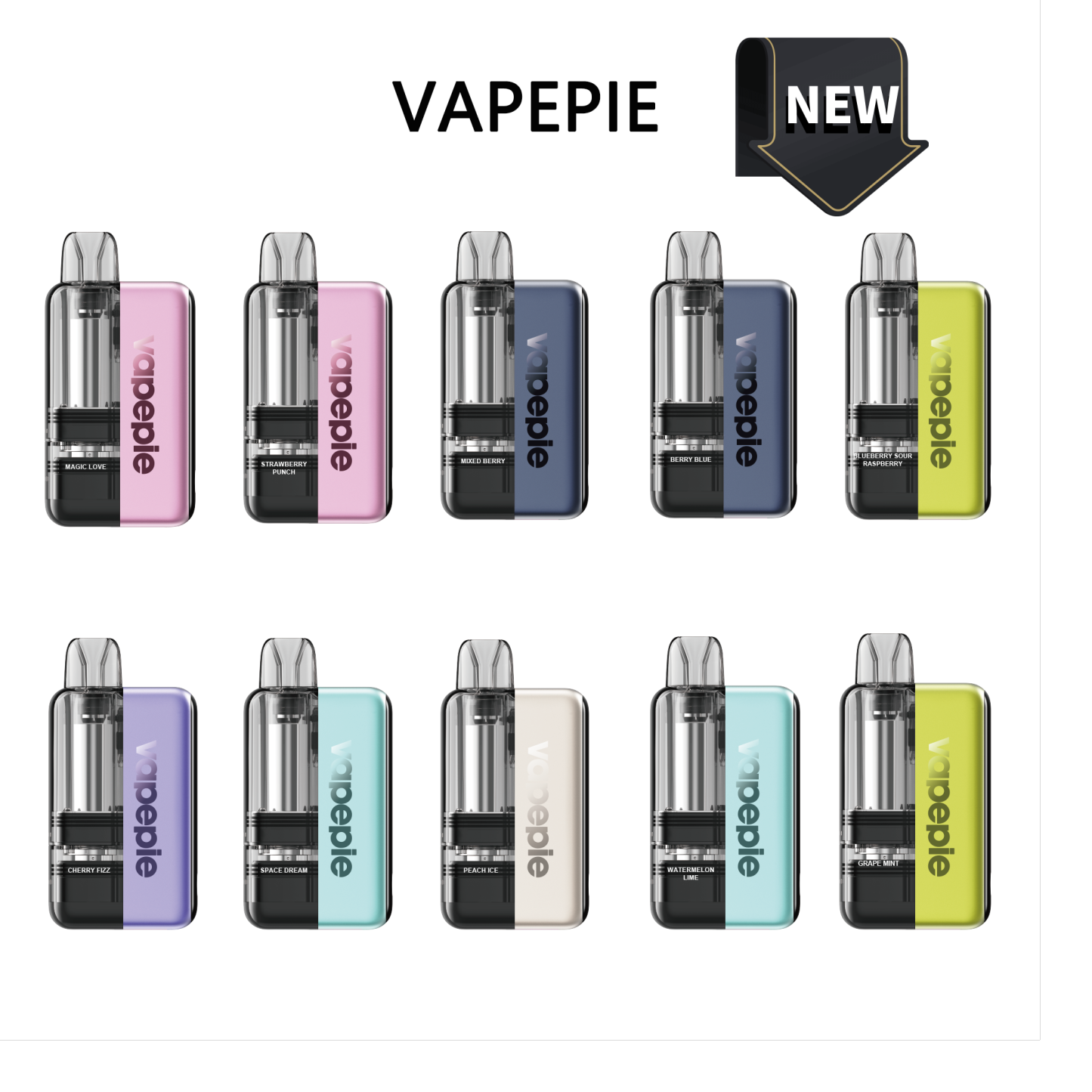 ⭐ Vapepie Ultra X 15000 PUFFS – Tick Tock Kolekce s Výměnnou Kazetou