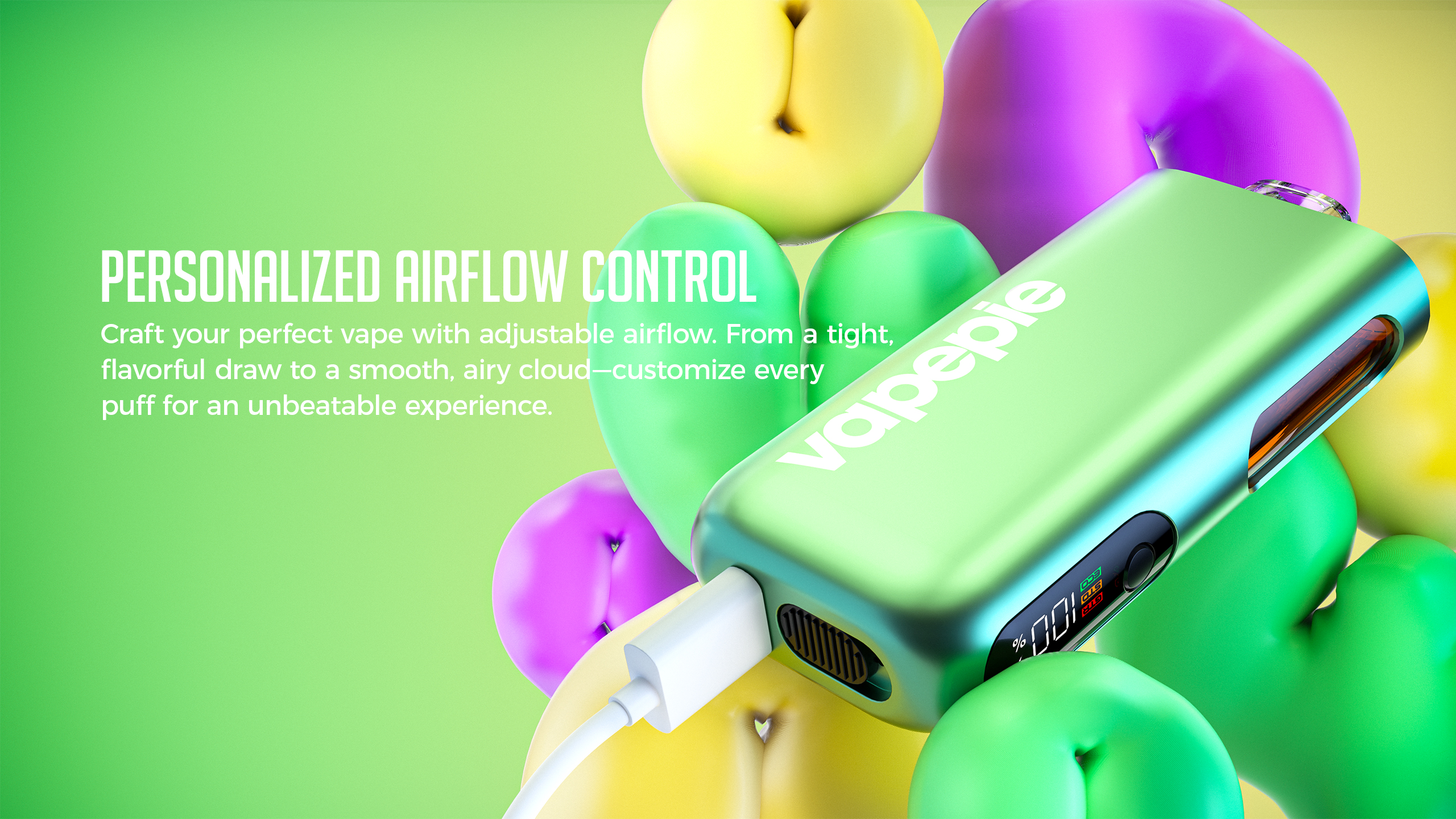 VAPEPIE Max 40000 puff in mano – design compatto