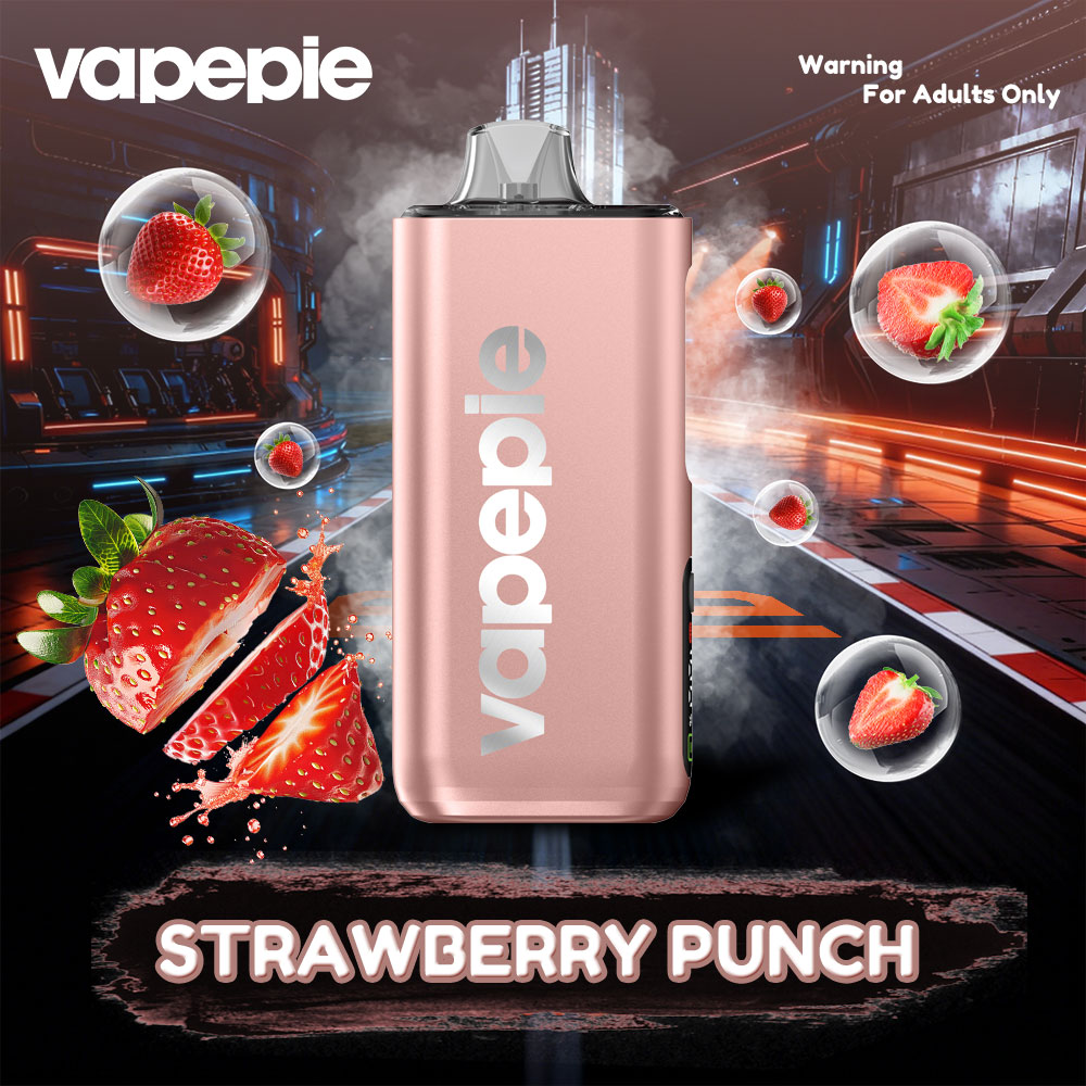 💥Akcia 1+1 ZADARMO!🔥Jahodový Punch & VAPEPIE MAX 40000 PUFFS PRO+