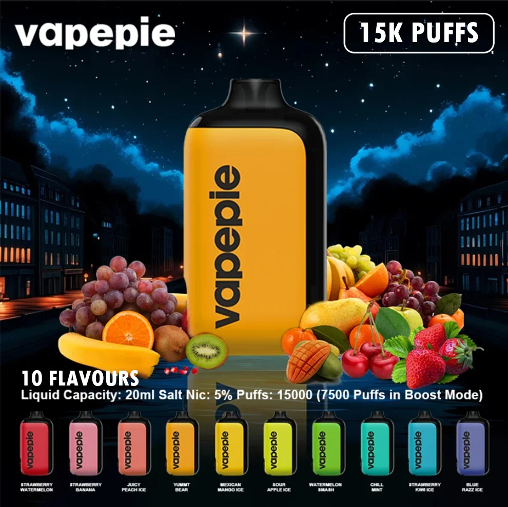 VAPEPIE AG 15000 PUFFS - Chladivý zážitek s silnými potahy