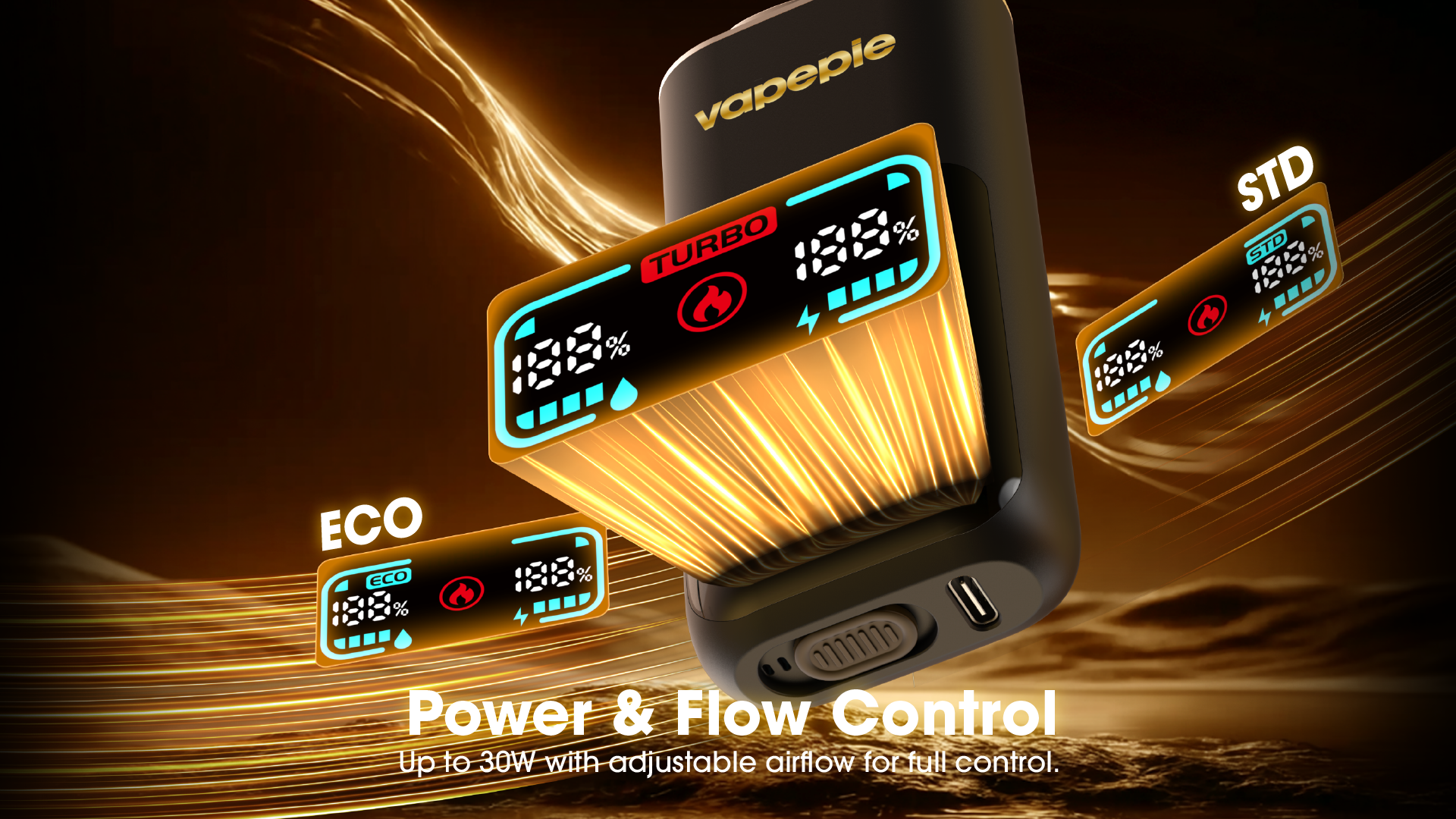 VAPEPIE Mega 70000 tiri Liquid Window – livello liquido visibile