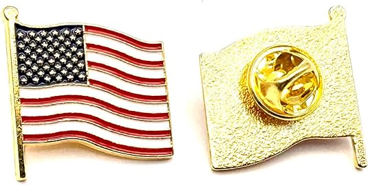 Made in USA 250th Anniversary Brooch Pin Set - 4PCS