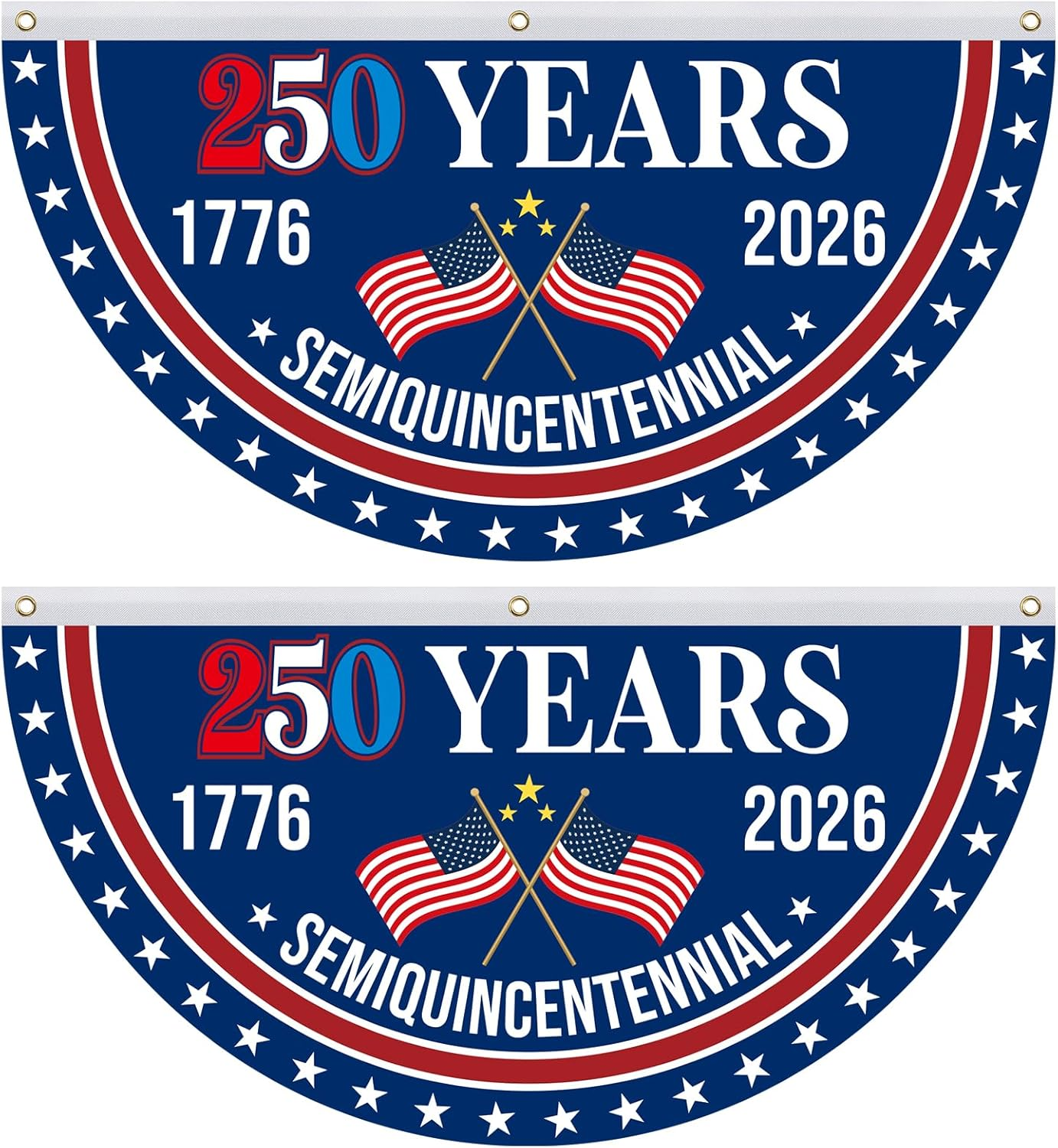 🎉USA 250th Birthday Bunting Flag - Made in America