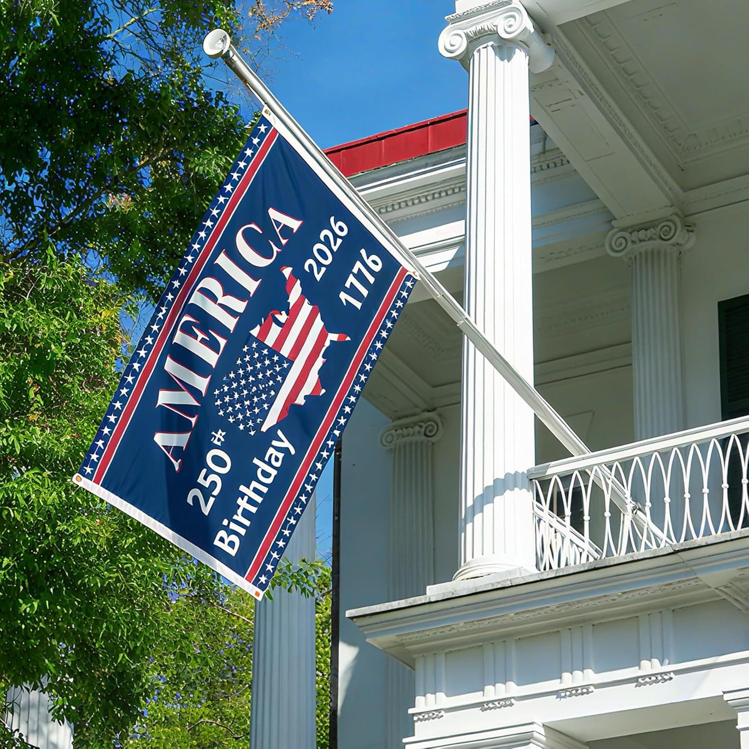 America’s 250th Anniversary Flag 🇺🇸 3x5 Ft, Double-Sided, 3-Ply Patriotic Outdoor Decor