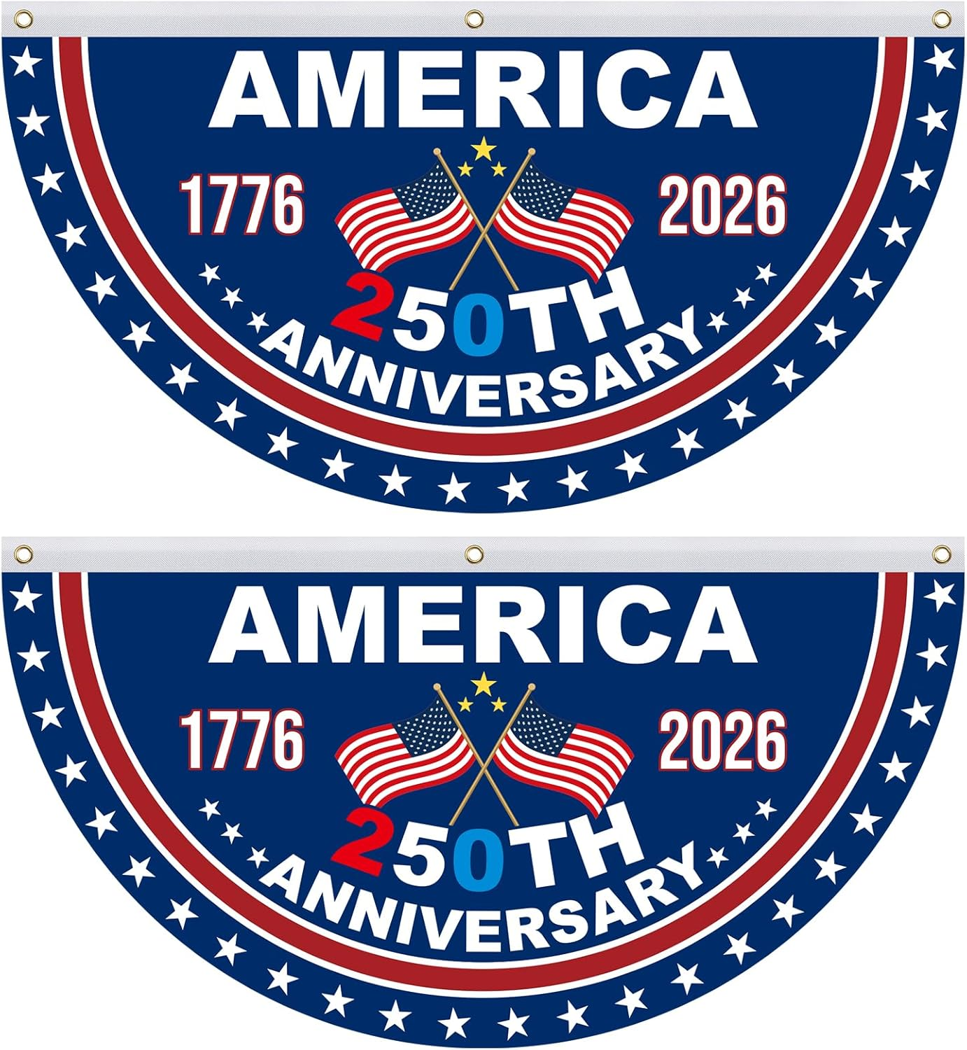 🎉USA 250th Birthday Bunting Flag - Made in America