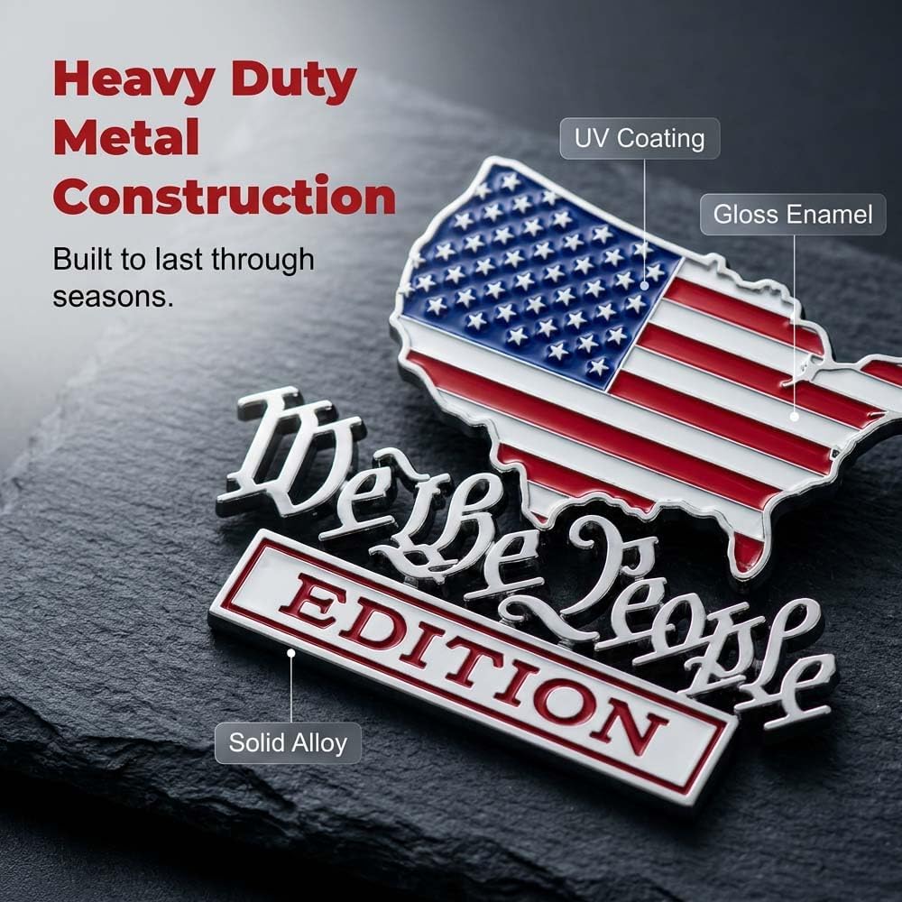 🇺🇸 49% OFF Today | 250th Anniversary Patriot Metal Emblem Collection (3PCS Set)