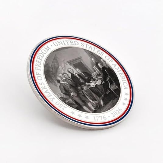 PinMart's Semiquincentennial Lapel Pin - Celebrate America with Lapel Pins for Men and Women, Perfect USA 250th Anniversary Merchandise to Celebrate 250 Years of American Freedom