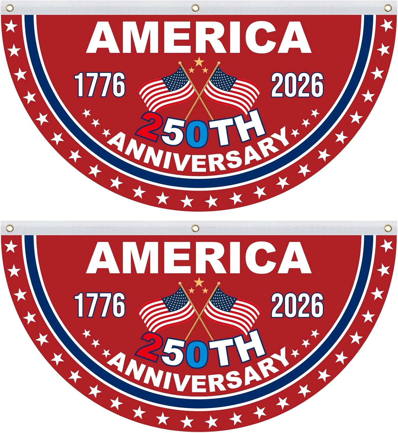 🎉USA 250th Birthday Bunting Flag - Made in America