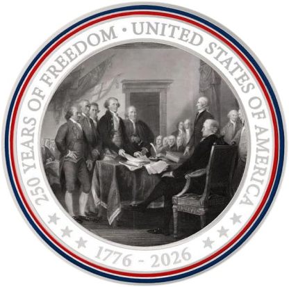 PinMart's Semiquincentennial Lapel Pin - Celebrate America with Lapel Pins for Men and Women, Perfect USA 250th Anniversary Merchandise to Celebrate 250 Years of American Freedom