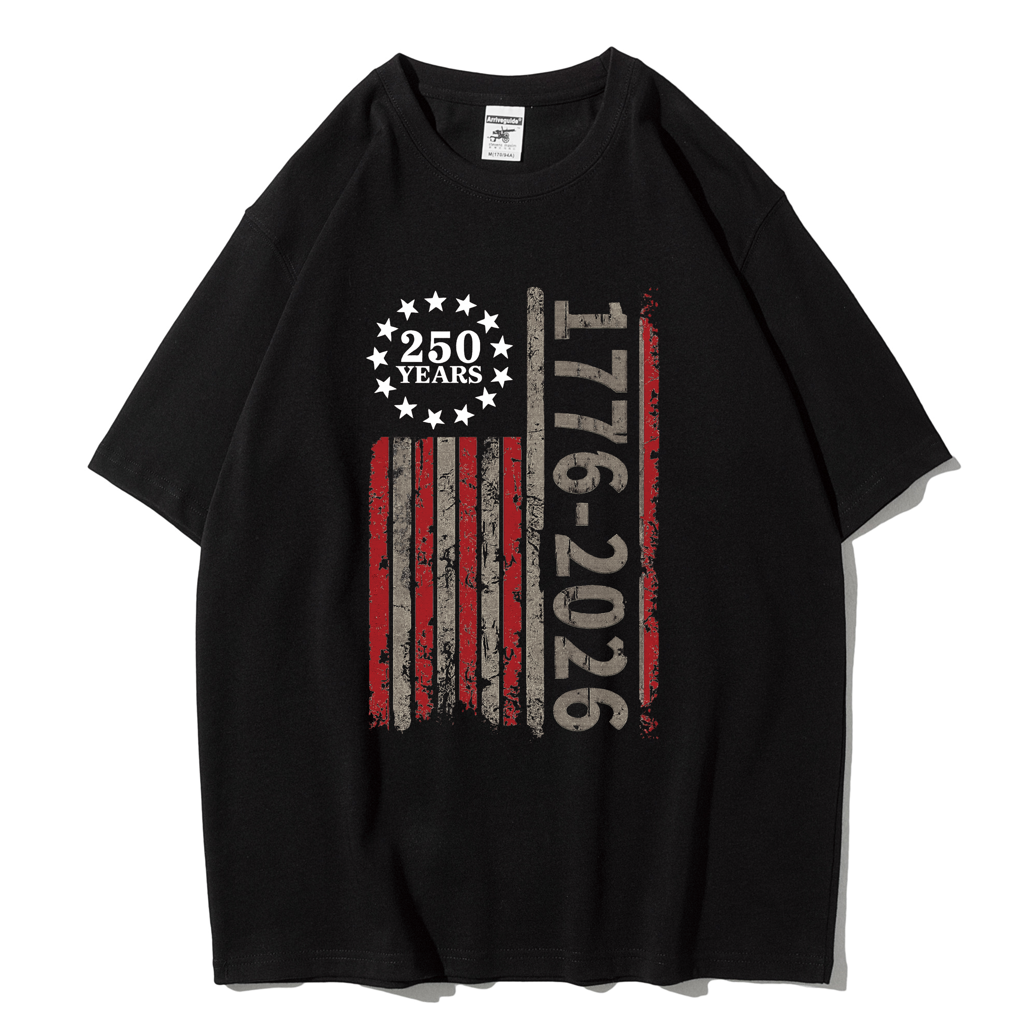 Women's Retro Independent Floral Patchwork Art Print Long Sleeve T-shirt
