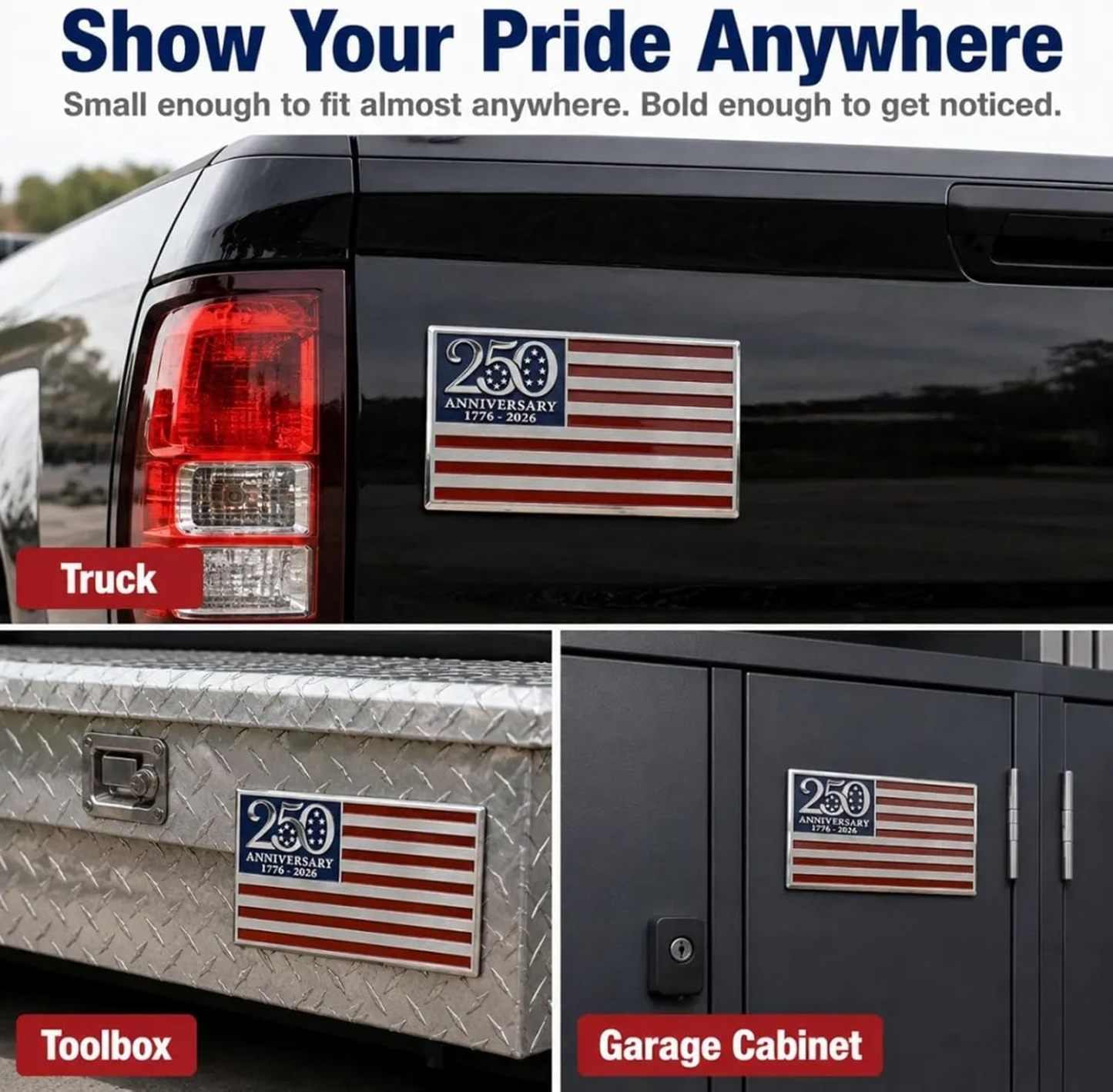 🇺🇸 49% OFF Today | 250th Anniversary Patriot Metal Emblem Collection (3PCS Set)