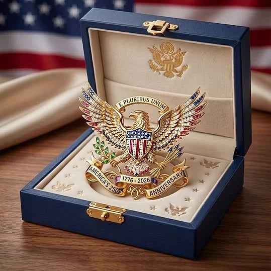 🔥🔥 US 250th Anniversary Brooch Pin