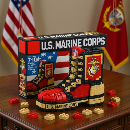 U.S. Military 250th Anniversary Commemorative Building Blocks - 100% Made in the USA