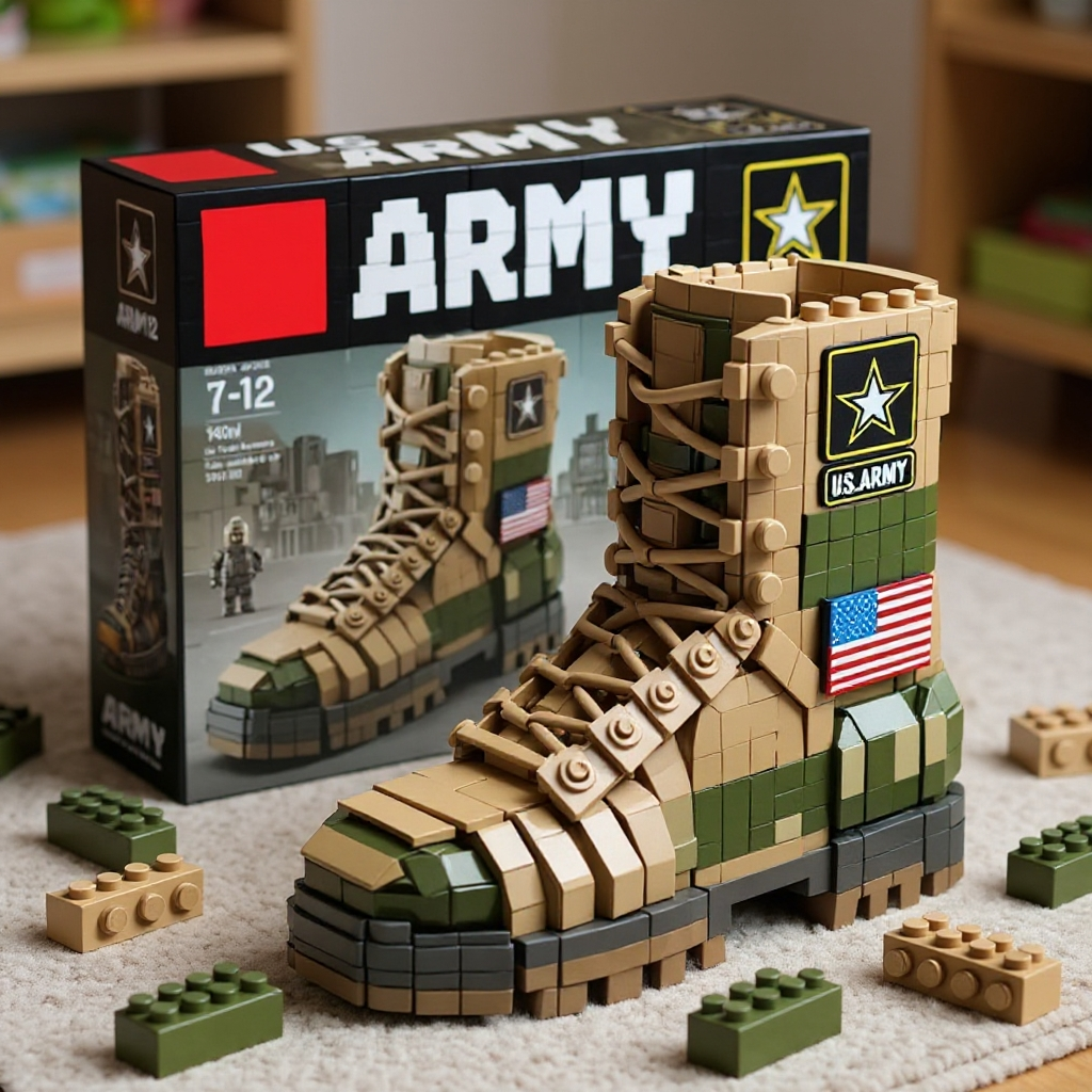 U.S. Military 250th Anniversary Commemorative Building Blocks - 100% Made in the USA