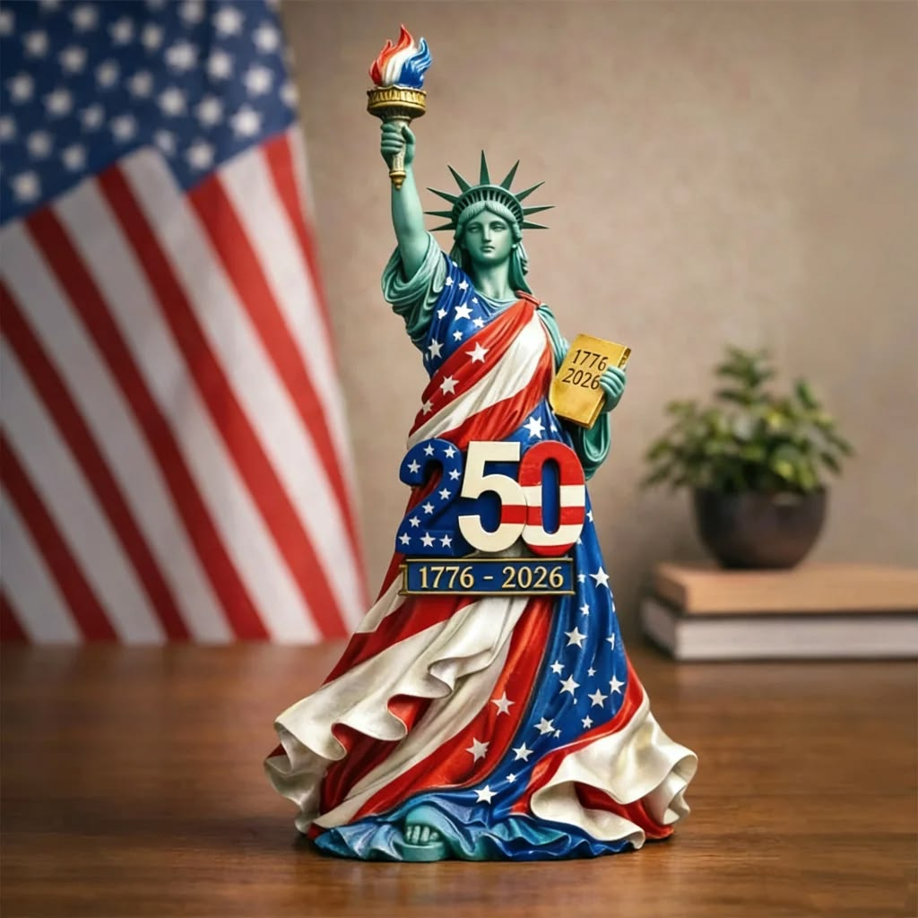 USA 250th Anniversary Statue of Liberty Figurine