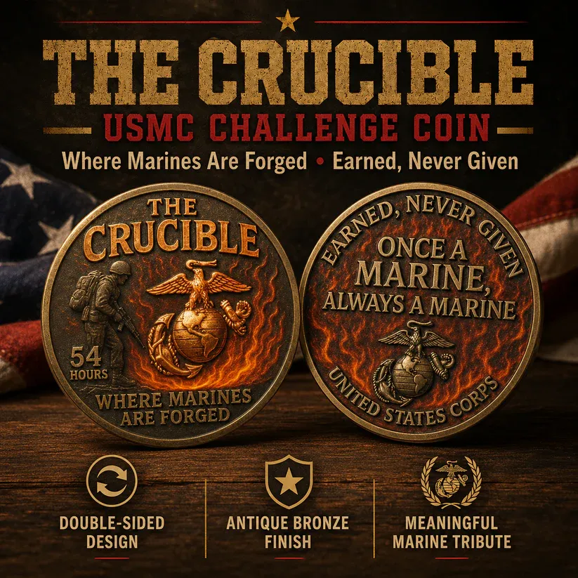 U.S. Marine Veteran Semper Fidelis Commemorative Cap 🎁 Free Honor Coin With Every Cap Purchase