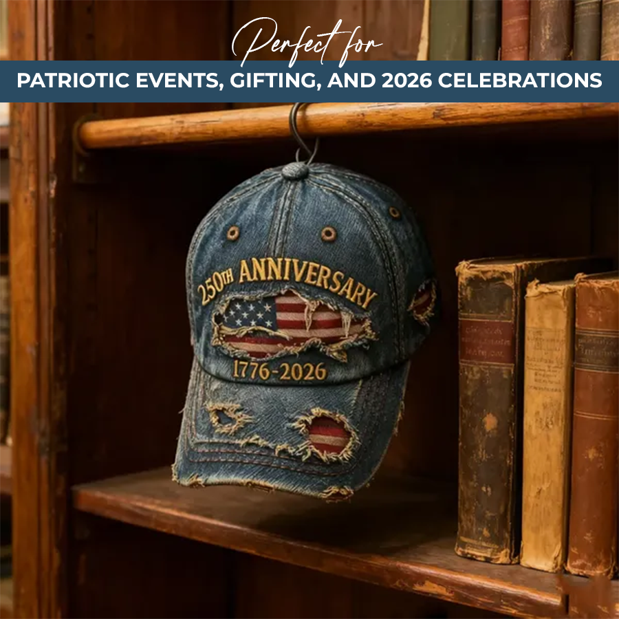 U.S 250th Anniversary Patriot Hat - 100% Made in USA(🔥Buy 2 FREE SHIPPING)