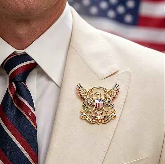 🔥🔥 US 250th Anniversary Brooch Pin