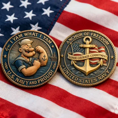 U.S. Navy Coin – Anchor of Freedom⚓