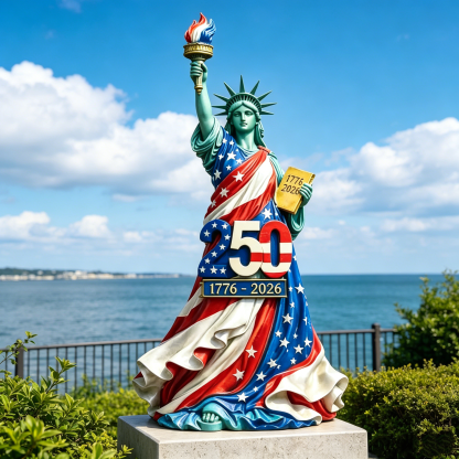 USA 250th Anniversary Statue of Liberty Figurine