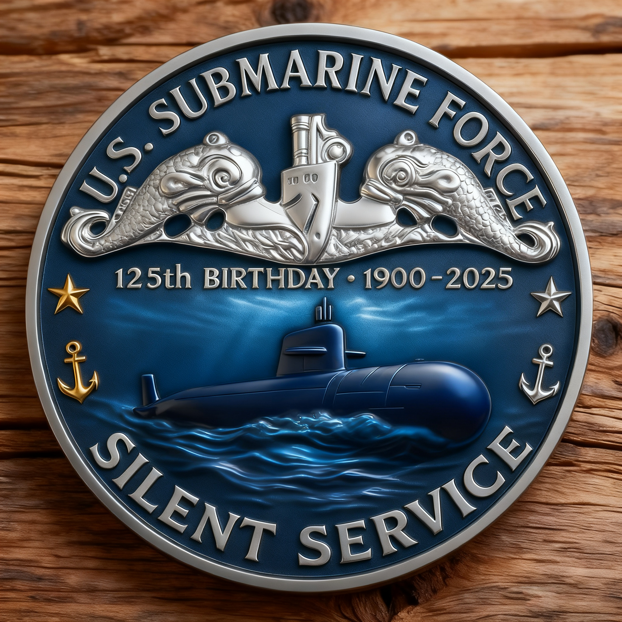 🔥Last Day 50% OFF-⚓ “U.S. Submarine Force 125th Anniversary” Commemorative Coin 🇺🇸