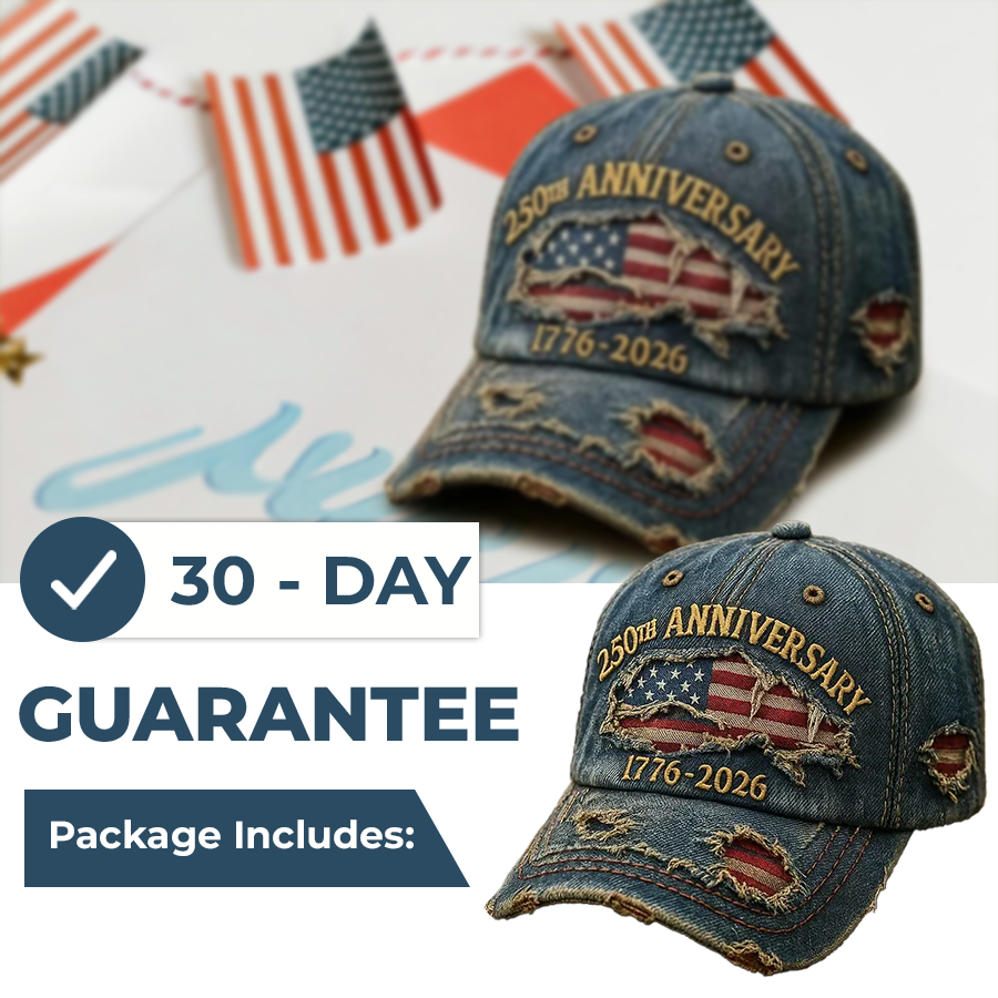 U.S 250th Anniversary Patriot Hat - 100% Made in USA(🔥Buy 2 FREE SHIPPING)