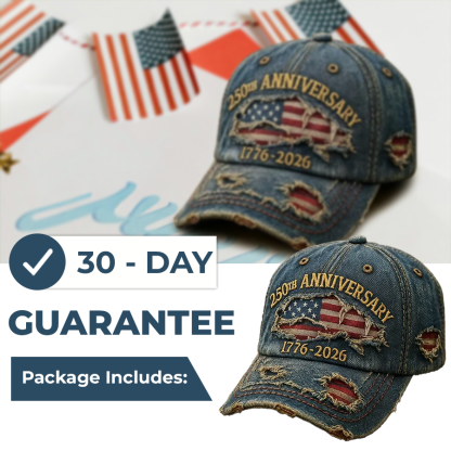 U.S 250th Anniversary Patriot Hat - 100% Made in USA(🔥Buy 2 FREE SHIPPING)