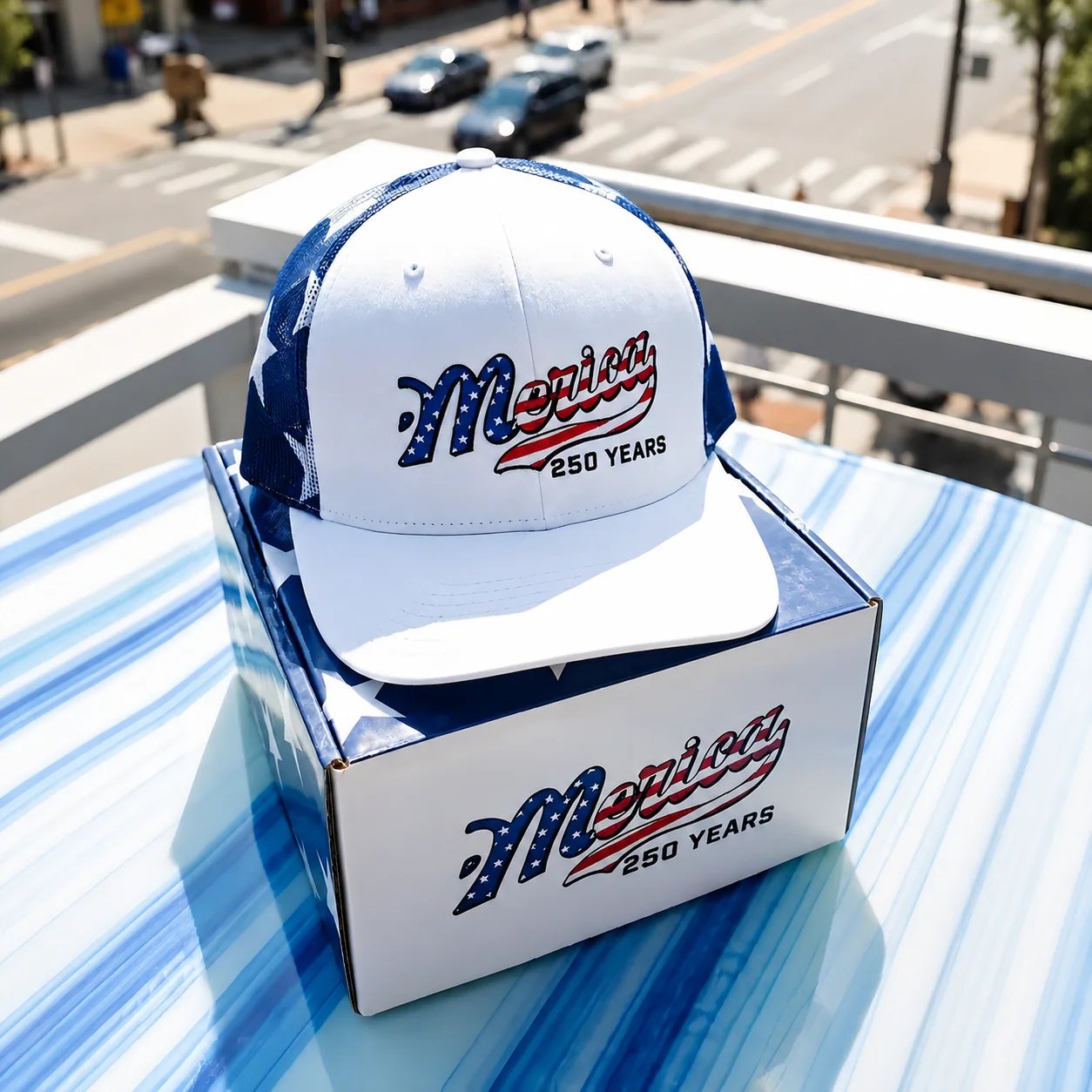 🇺🇸 ’Merica 250 Years Embroidered Mesh Back Trucker Hat-🔥Buy 2 Get Free Shipping🚛