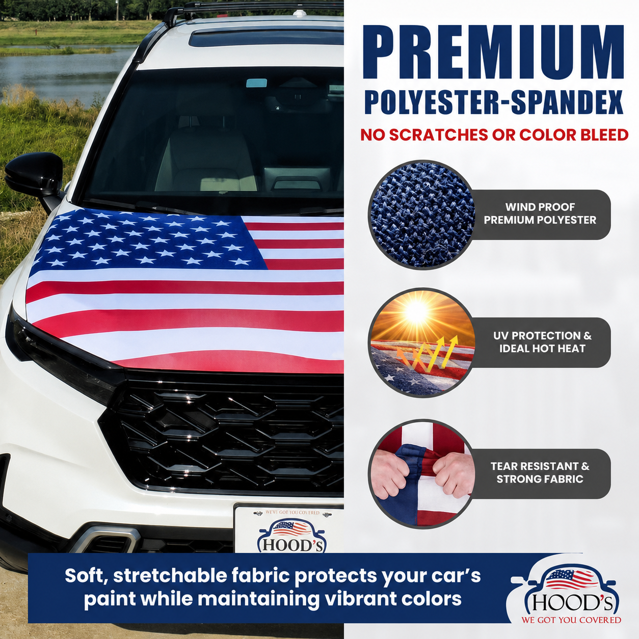 🔥American Car Hood Flag🦅【Buy 2 Free Shipping】