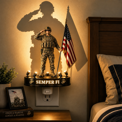 USMC Semper Fi Shadow Night Light-🔥Buy 2 Get Free Shipping🚛