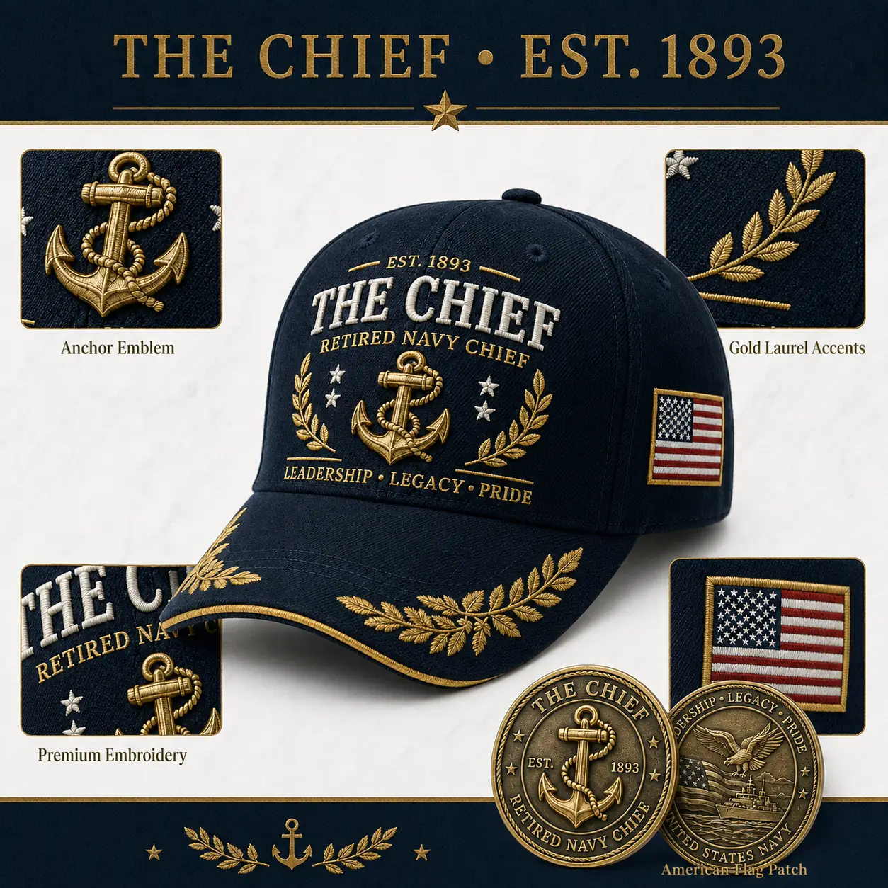 The Chief EST 1893 details